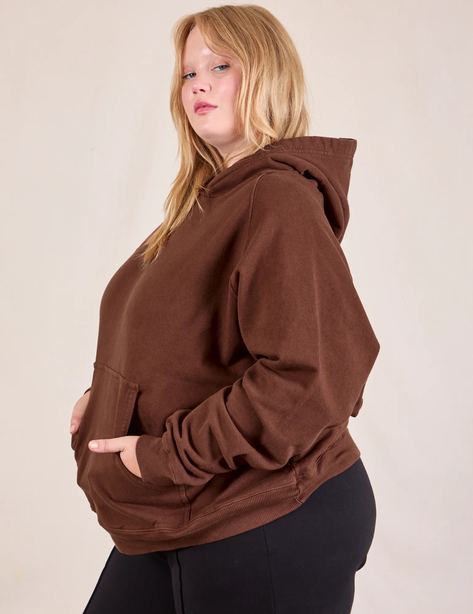 Oversized Hoodie - Fudgesicle Brown