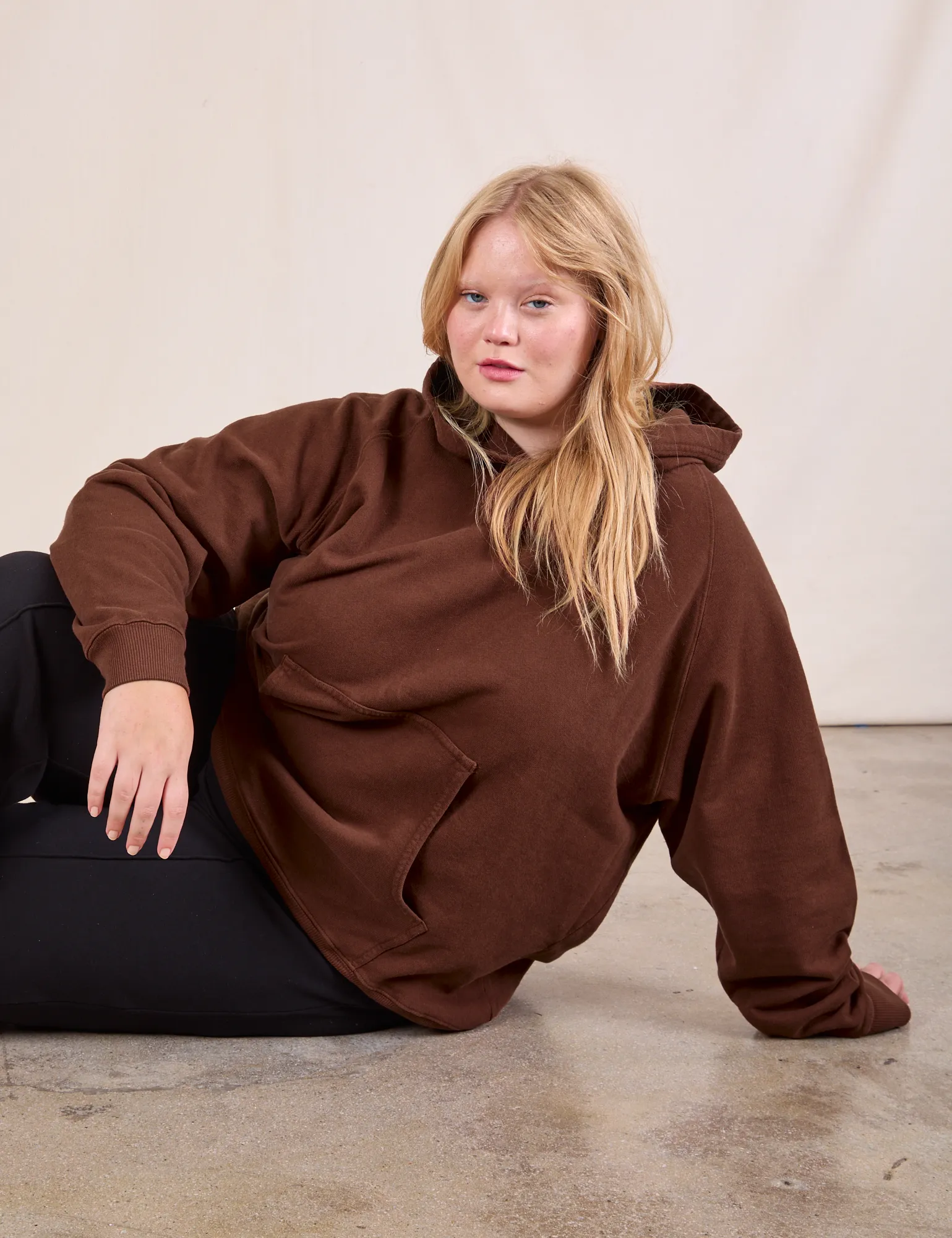 Oversized Hoodie - Fudgesicle Brown