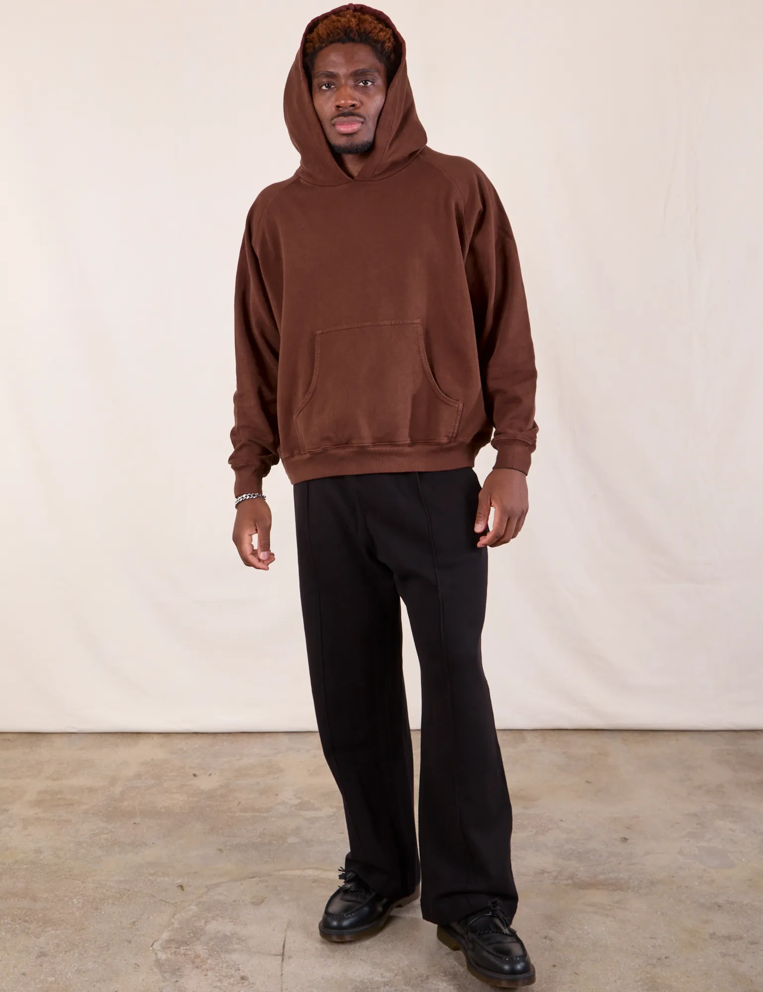 Oversized Hoodie - Fudgesicle Brown