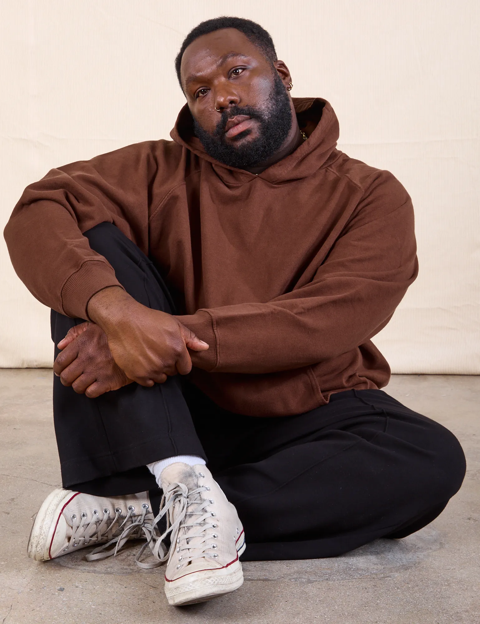 Oversized Hoodie - Fudgesicle Brown