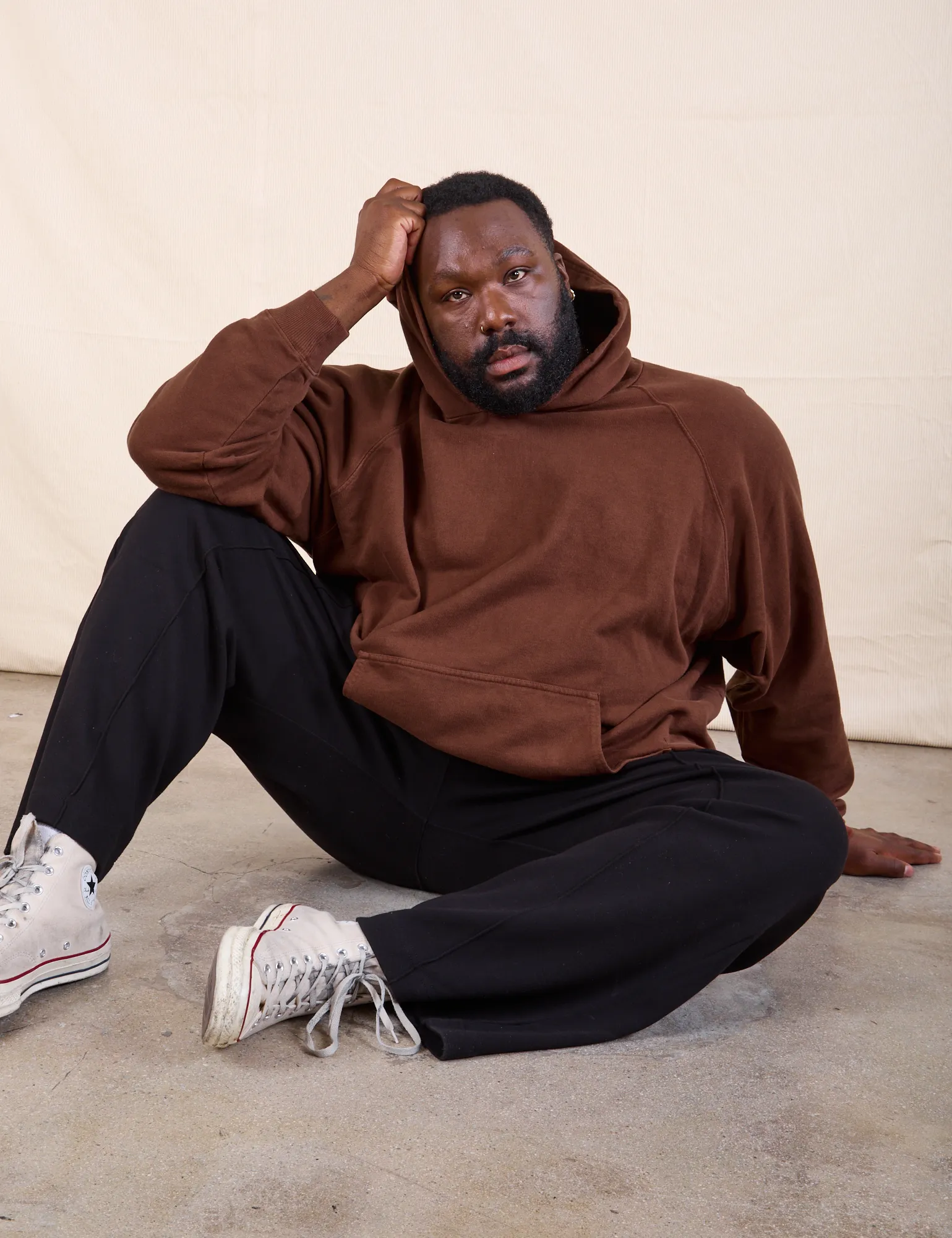Oversized Hoodie - Fudgesicle Brown