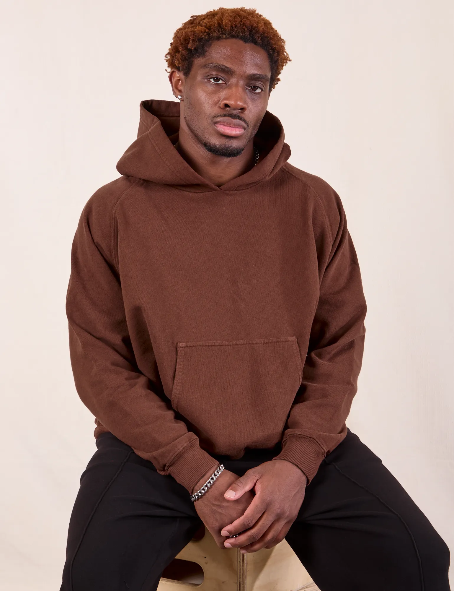 Oversized Hoodie - Fudgesicle Brown