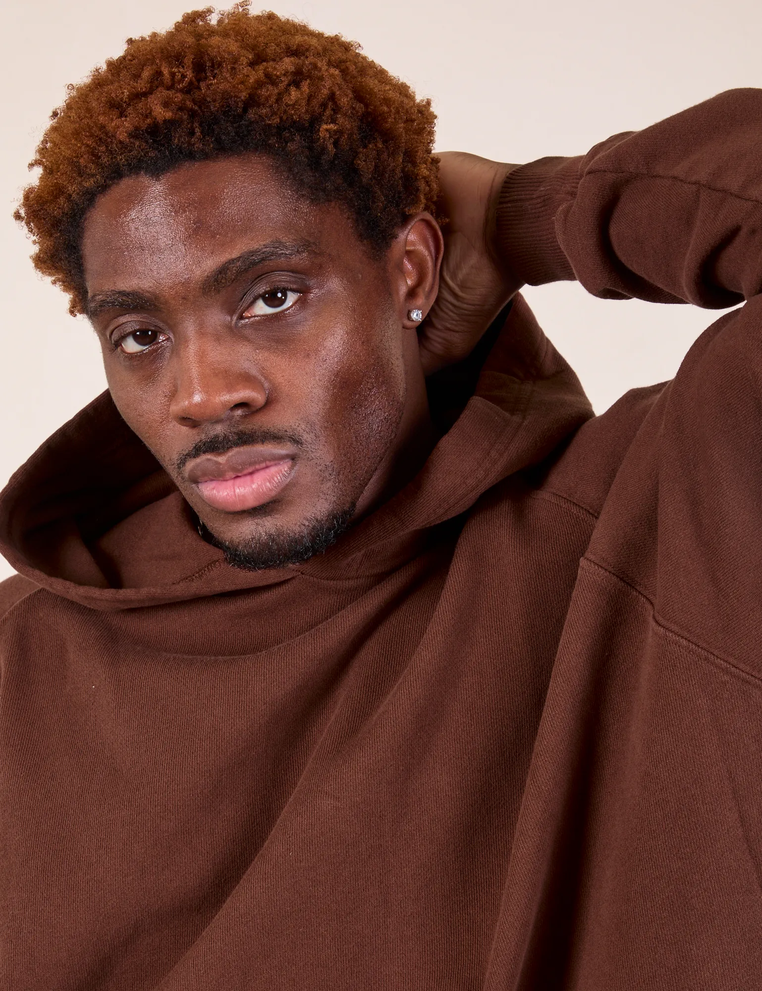 Oversized Hoodie - Fudgesicle Brown