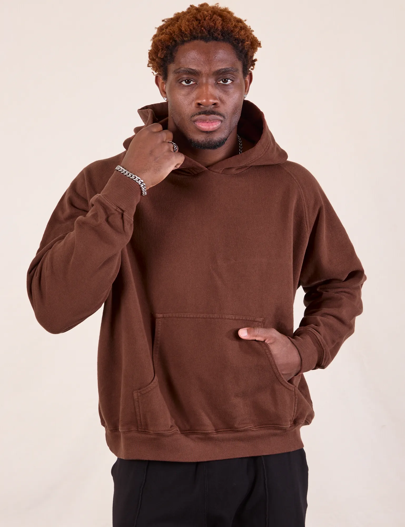 Oversized Hoodie - Fudgesicle Brown
