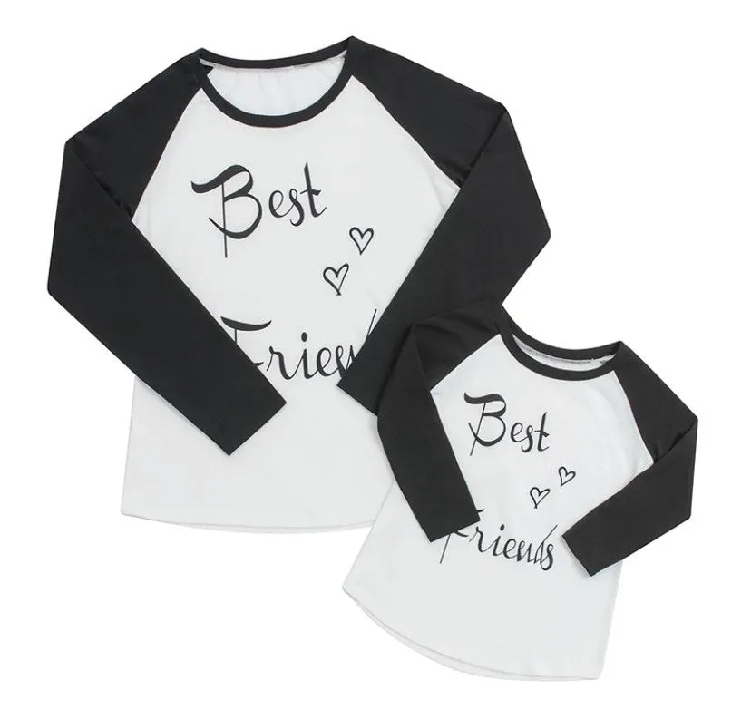 "Match in Style: MOM Best Friends T-Shirt"