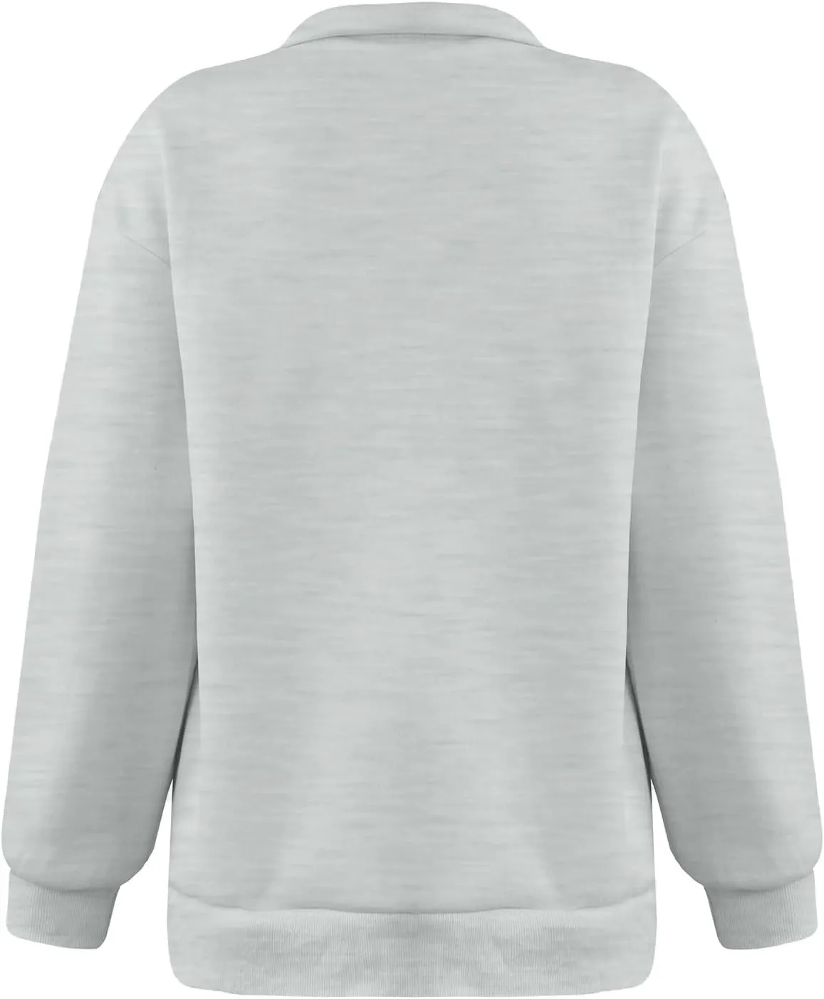 slqdgmryz Womens Quarter Zip Pullover Fleece Preppy Oversized Sweatshirt Drop Shoulder Half Zip Plain Cute Sweatshirts