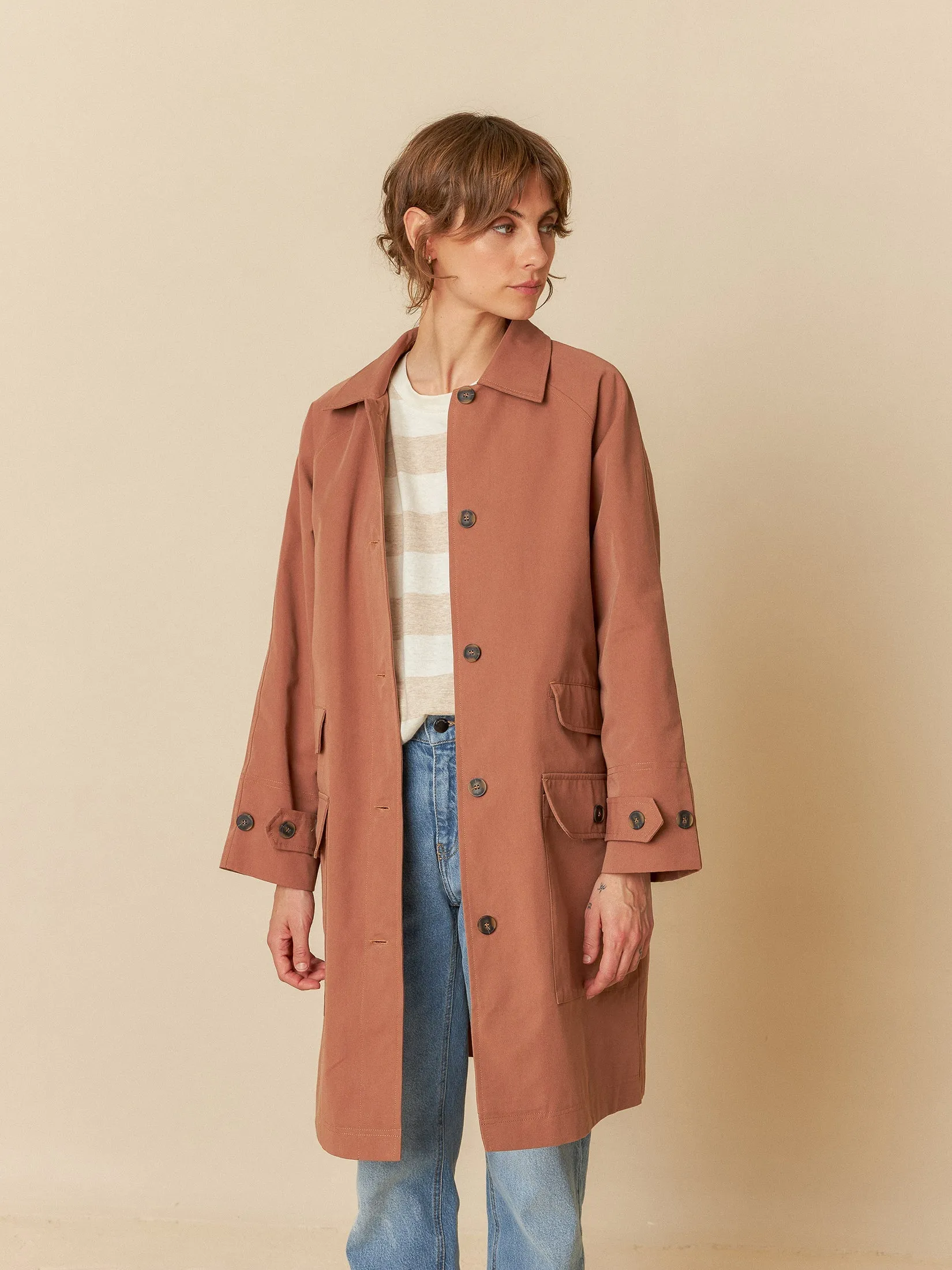Straight Trench Coat