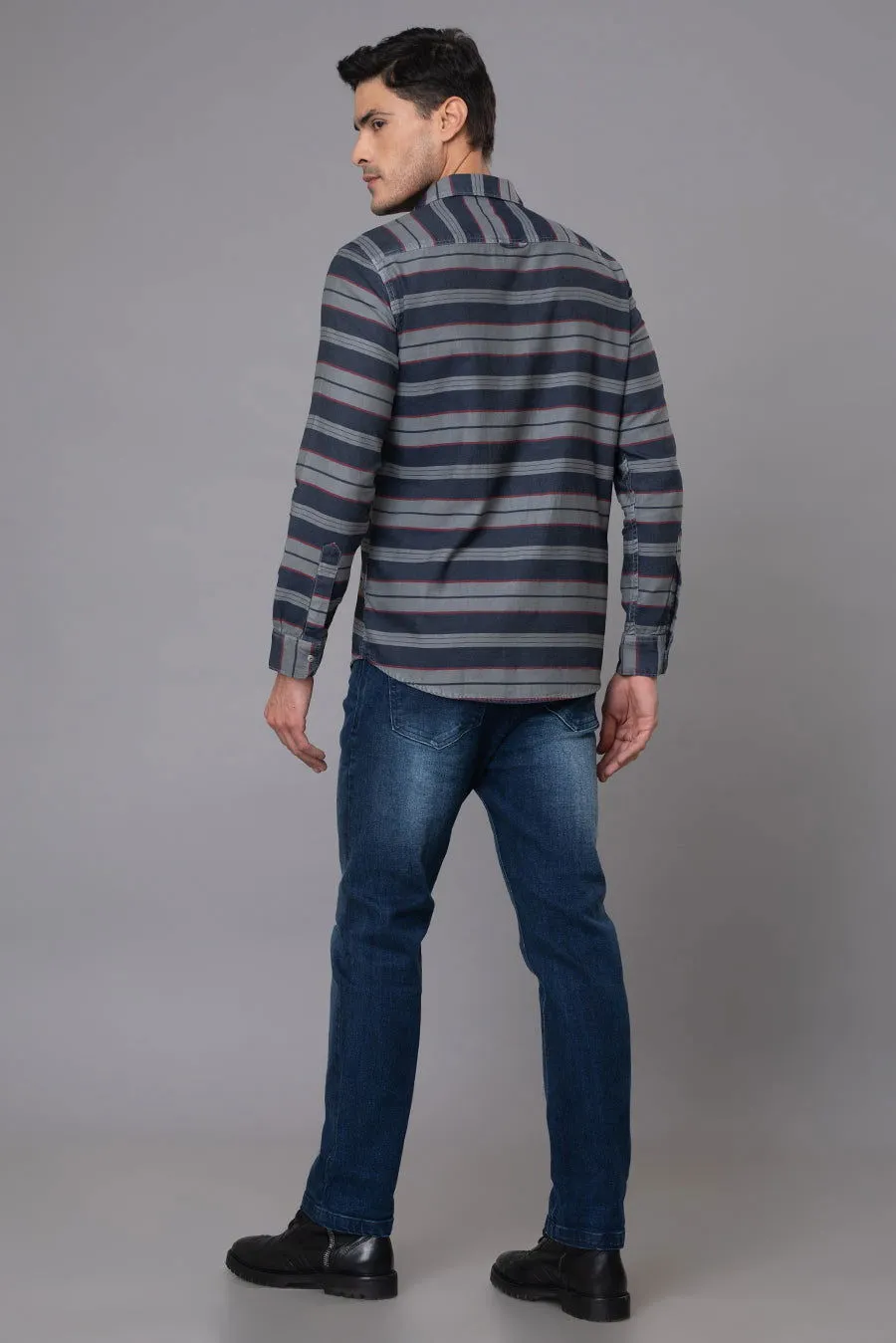 Striped Indigo Shirts