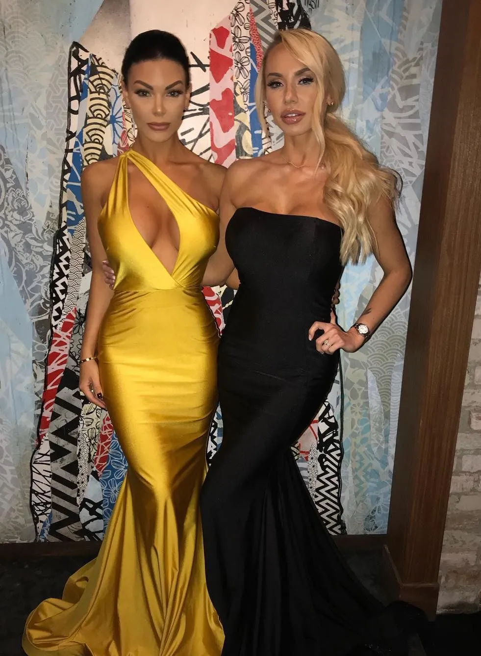Stunning One-shoulder Mermaid Sleeveless Evening Gown | Yellow Sweep Train Zipper Prom Dress BC1112
