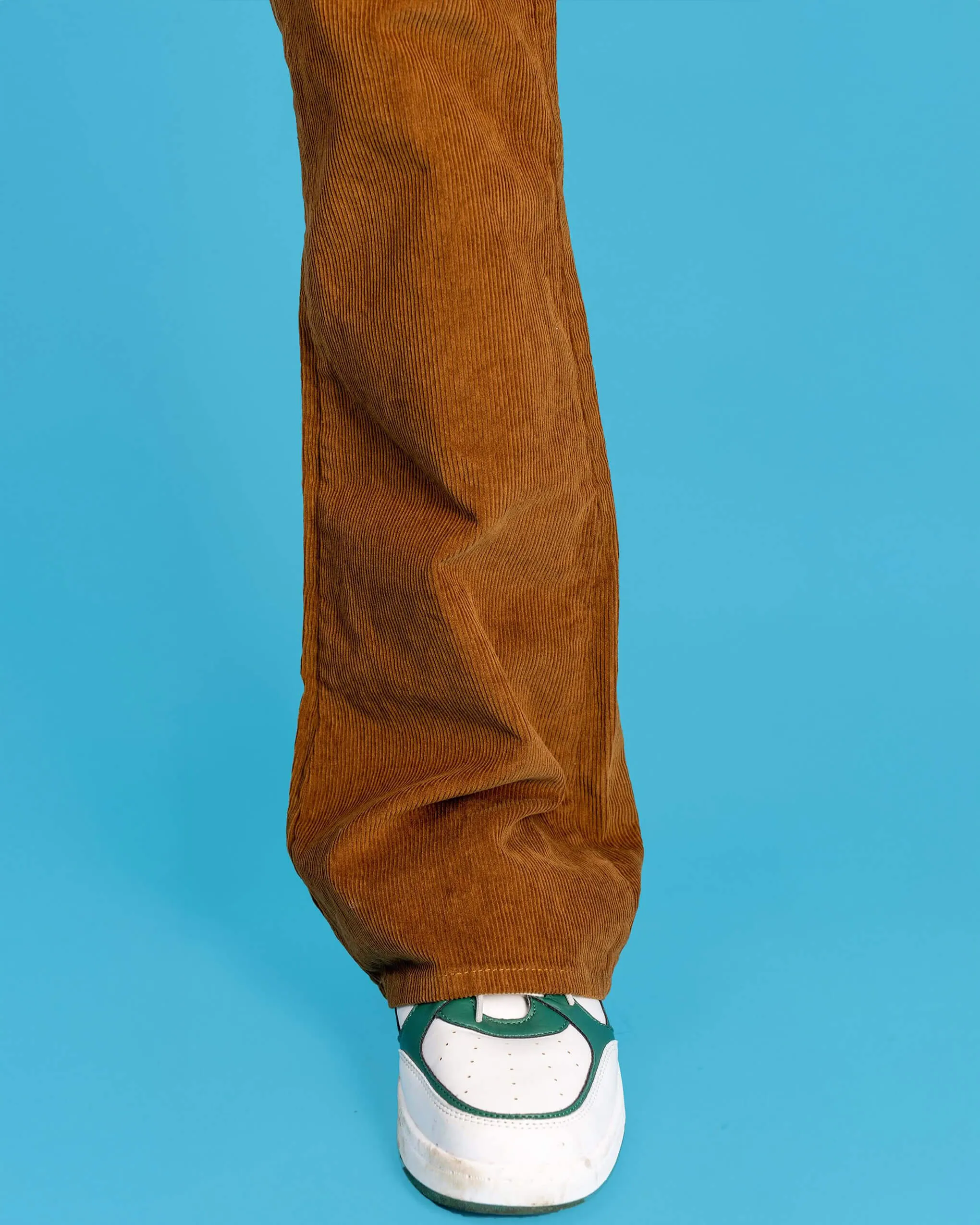 Tan Corduroy Bootcut Flares