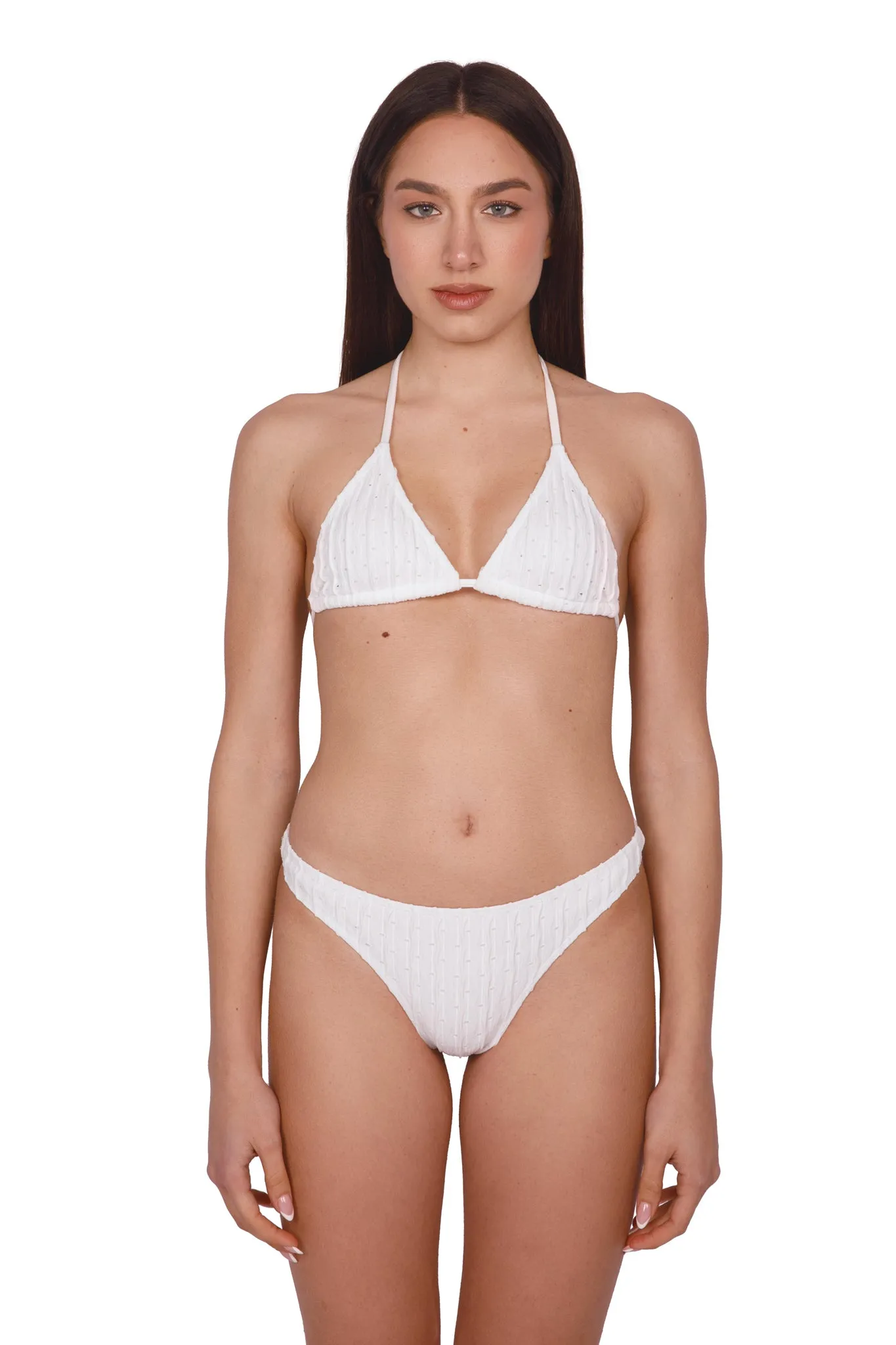 TEXTURED BIKINI BOTTOMS