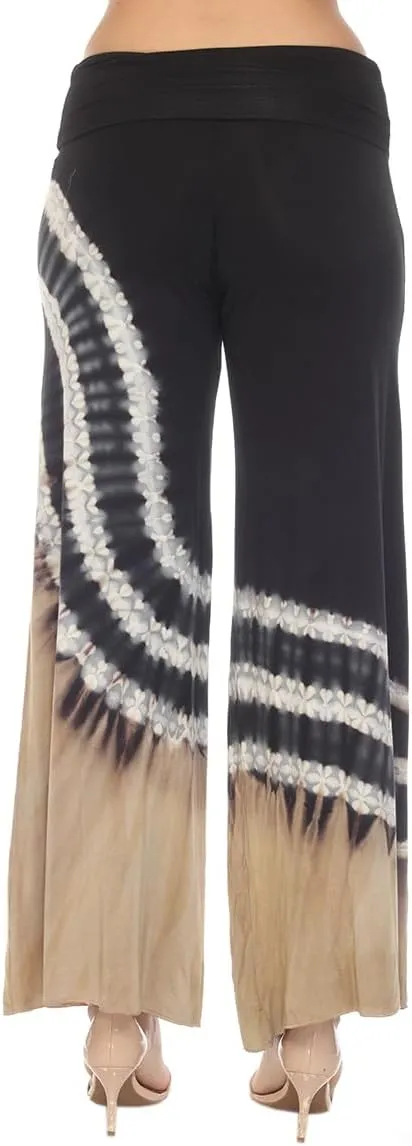 THE COLLECTION ROYAL Palazzo Pants Hippie Harem Boho Yoga Casual Cozy Jogger Wide Leg Workout Pant Travel Clothes