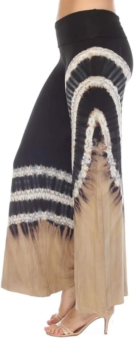 THE COLLECTION ROYAL Palazzo Pants Hippie Harem Boho Yoga Casual Cozy Jogger Wide Leg Workout Pant Travel Clothes