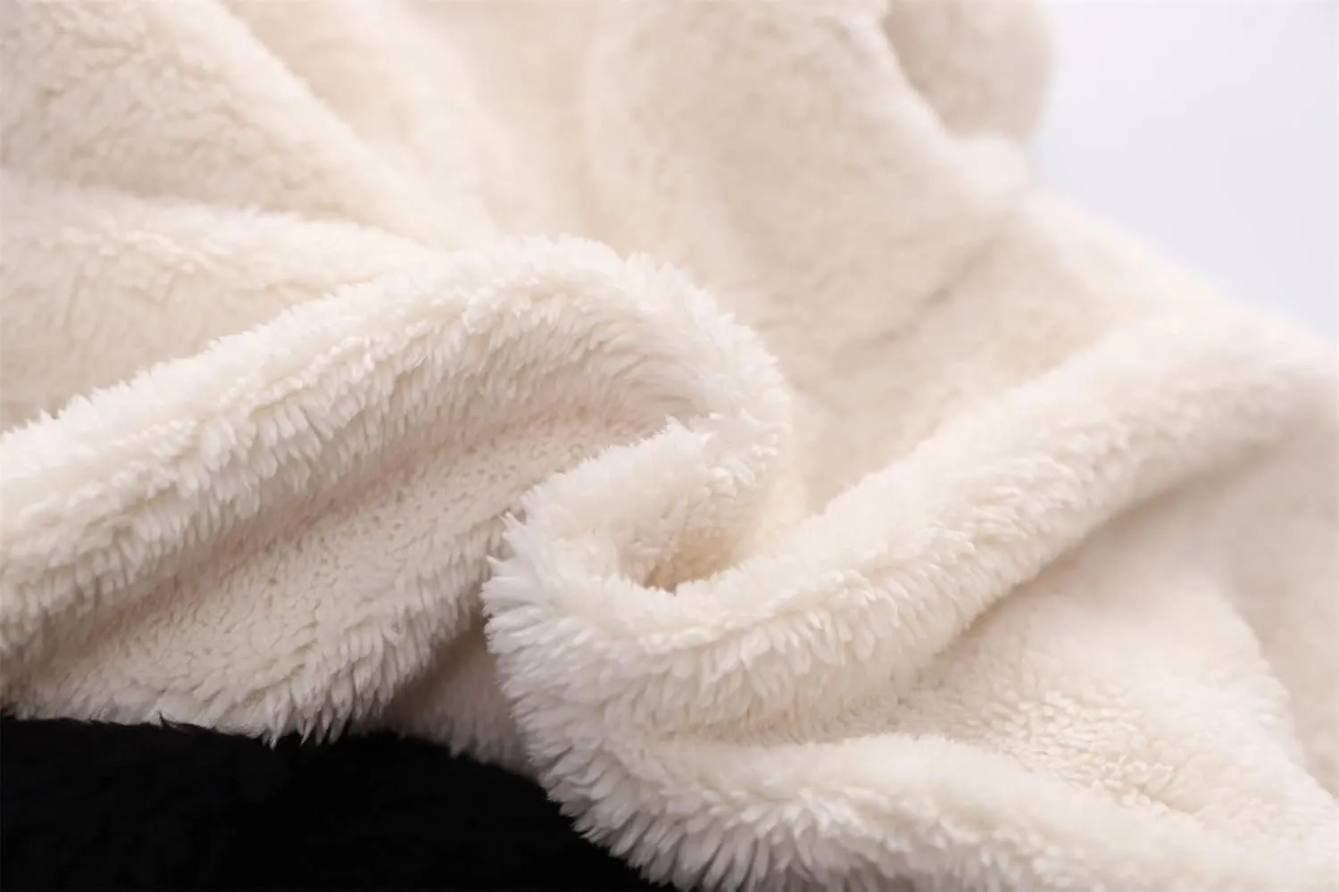 Toddler Boy Girl Sherpa Hoodies Warm Fleece Hooded Pullover Sweatshirt Long Sleeve Outwear Kids Fall Winter Outfit