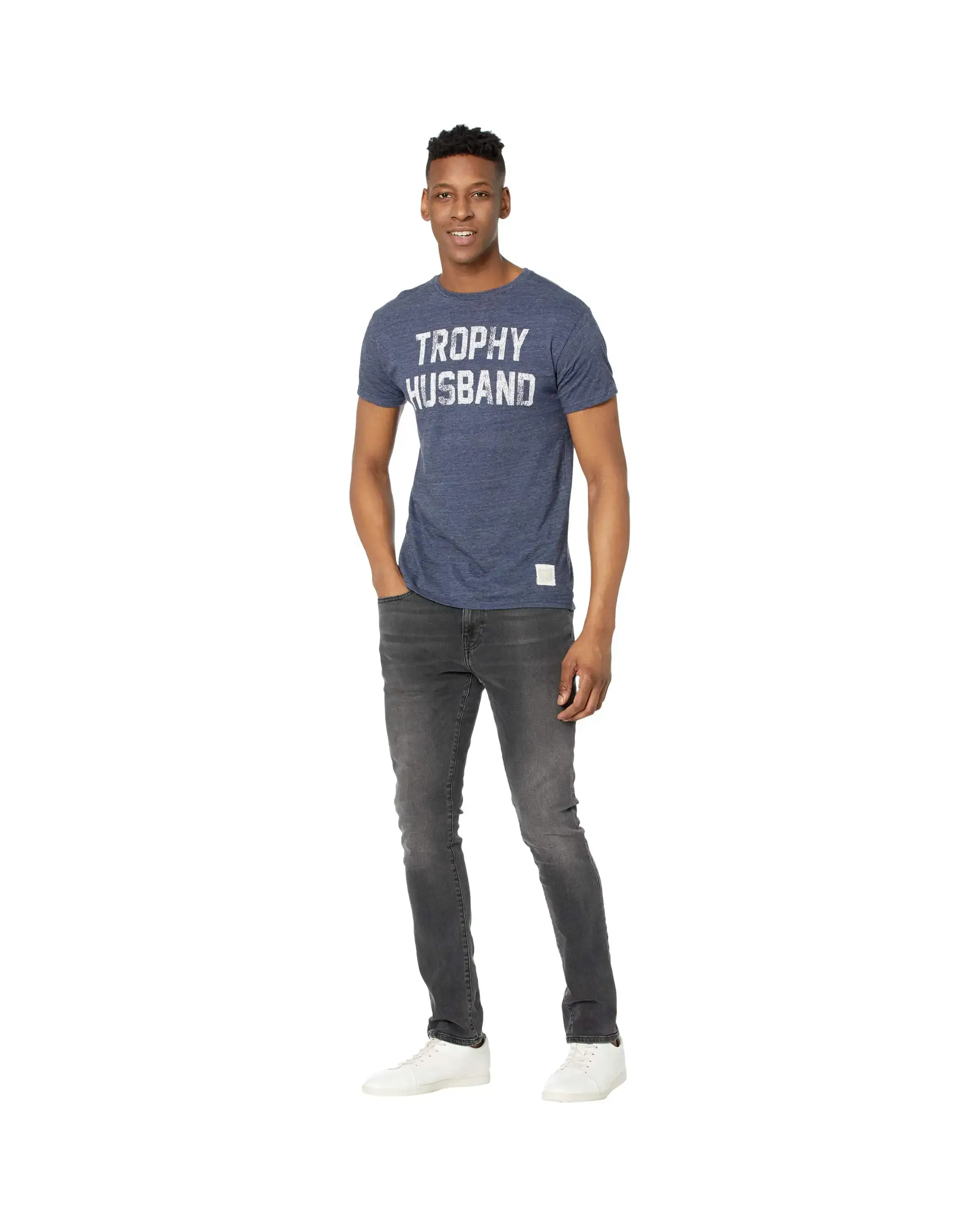Trophy Husband Tee (Navy)
