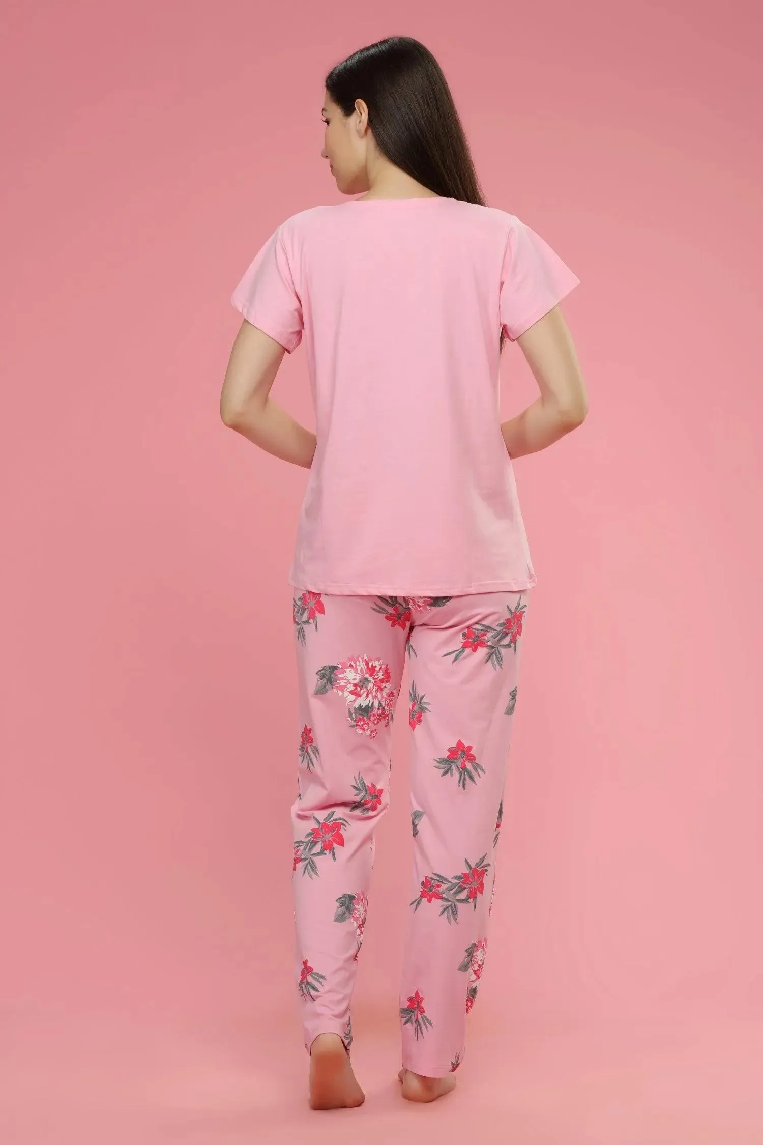 Velure Jazzy Floral Print Night Suit