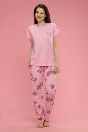 Velure Jazzy Floral Print Night Suit