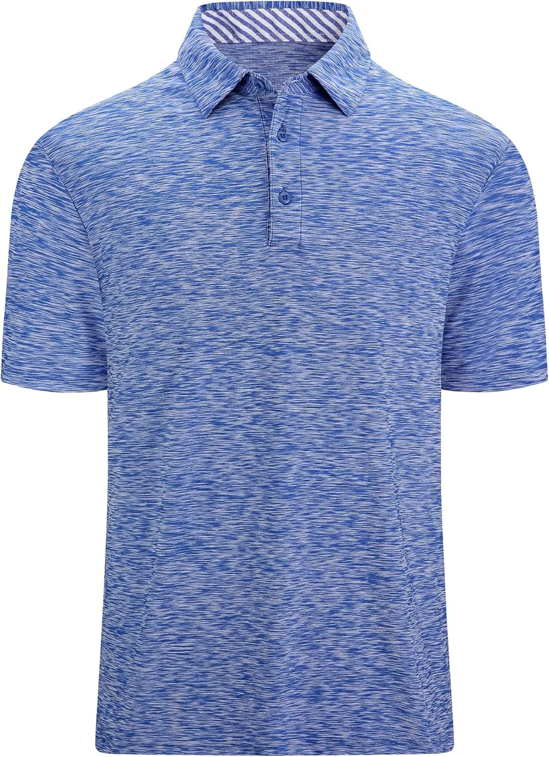 WARHORSEE Mens Golf Polo Shirts Short Sleeve Quick Dry, Performance Stretchy Casual Polo Shirts for Men