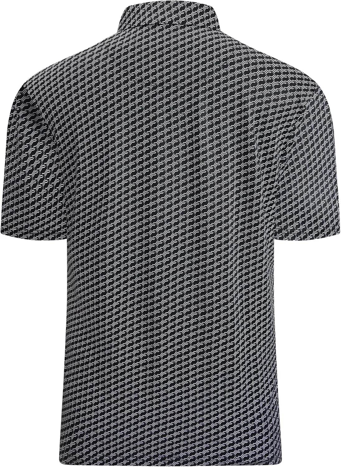 WARHORSEE Mens Golf Polo Shirts Short Sleeve Quick Dry, Performance Stretchy Casual Polo Shirts for Men