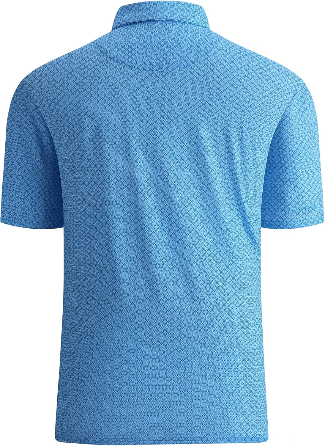 WARHORSEE Mens Golf Polo Shirts Short Sleeve Quick Dry, Performance Stretchy Casual Polo Shirts for Men