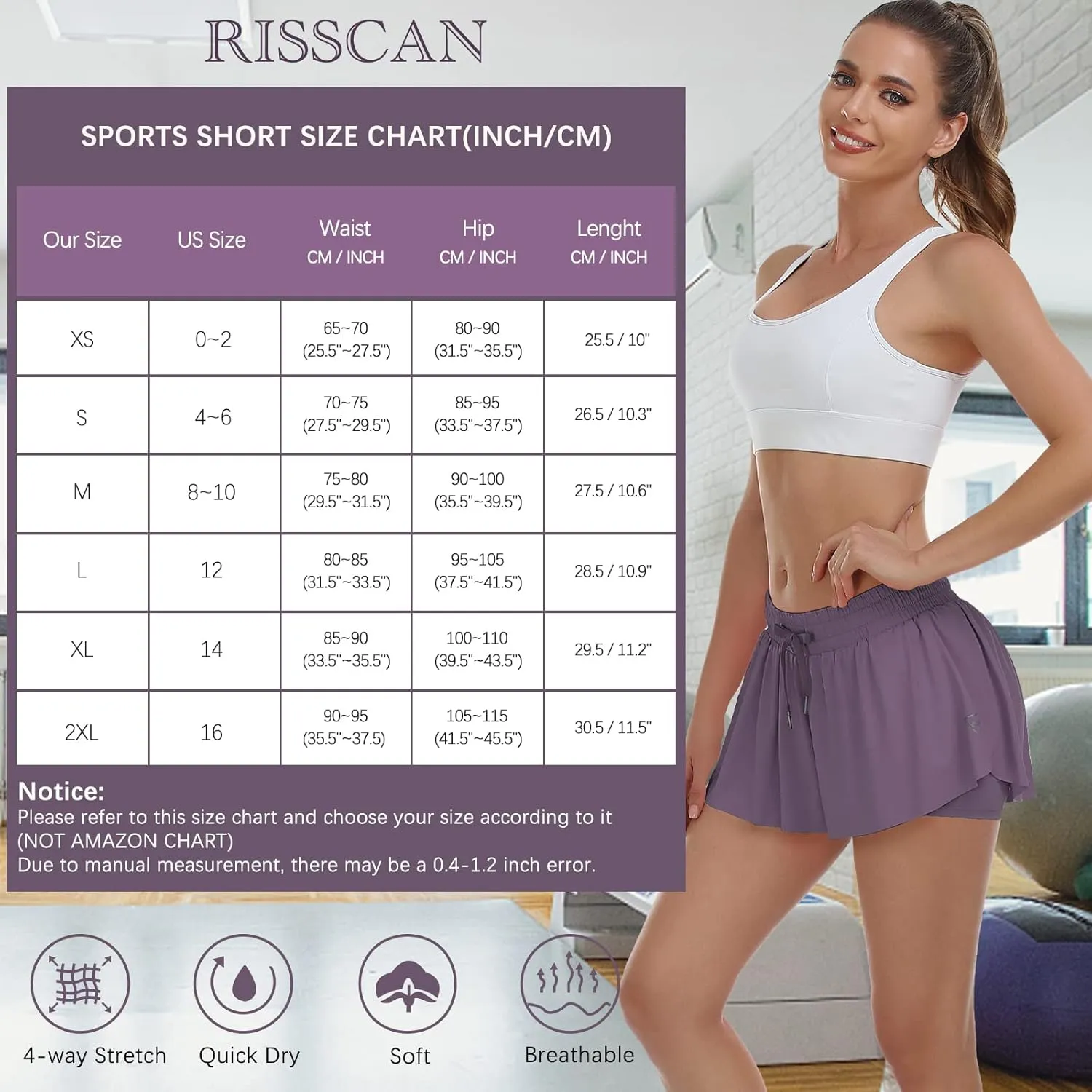 Womens 2 in 1 Flowy Athletic Shorts with Pocket Butterfly Running Workout Shorts Sweat Spandex Lounge Gym Yoga Summer Skirts