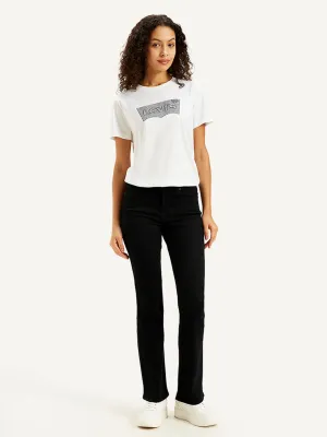 Women's 315 Black Bootcut Fit High Rise Jeans
