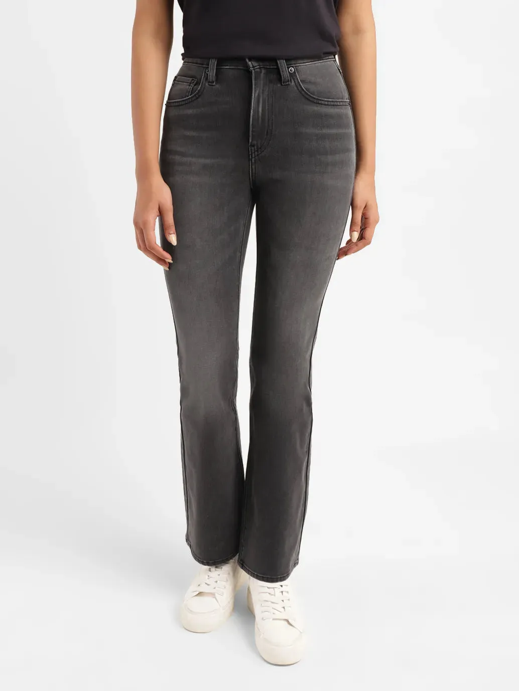 Women's 725 Grey Bootcut Fit High Rise Jeans