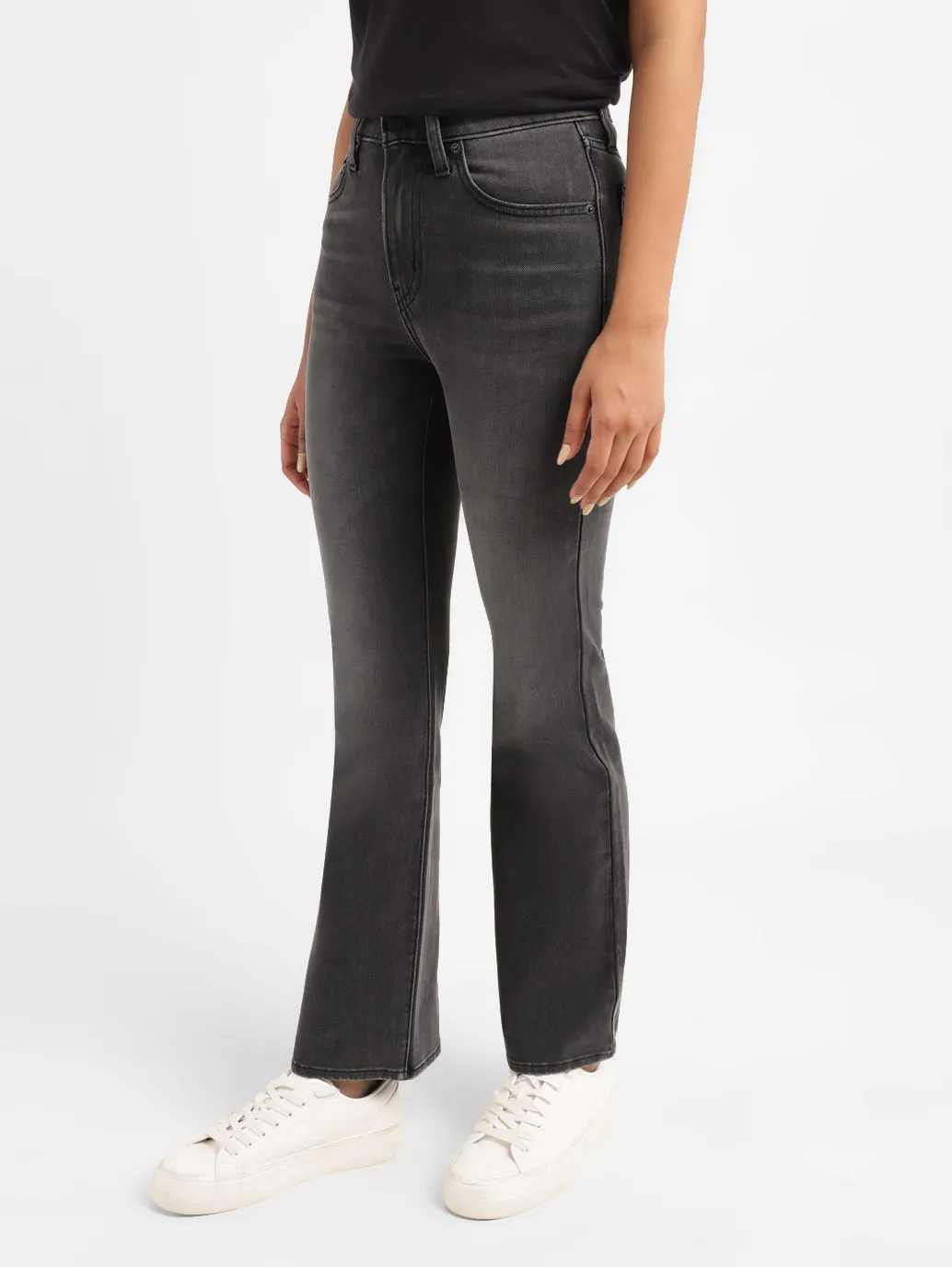 Women's 725 Grey Bootcut Fit High Rise Jeans