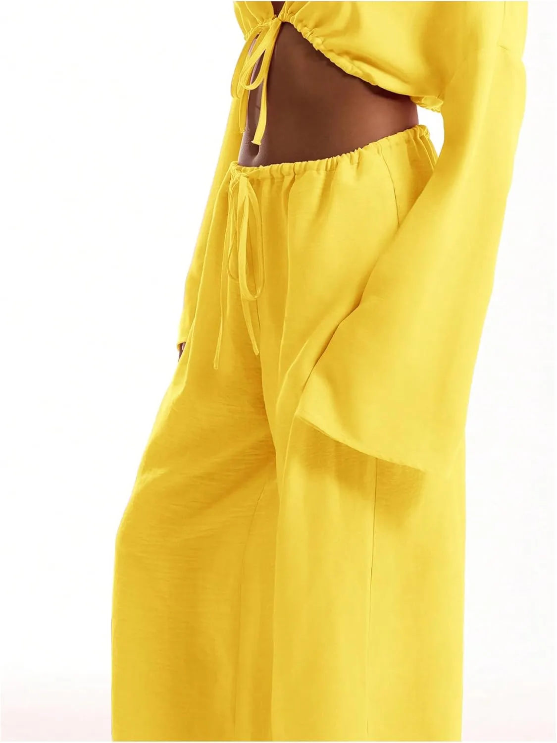 Womens Linen Pants Wide Leg Loose Cotton Swimsuit Coverups Summer Pants Beach Vacation Outfits