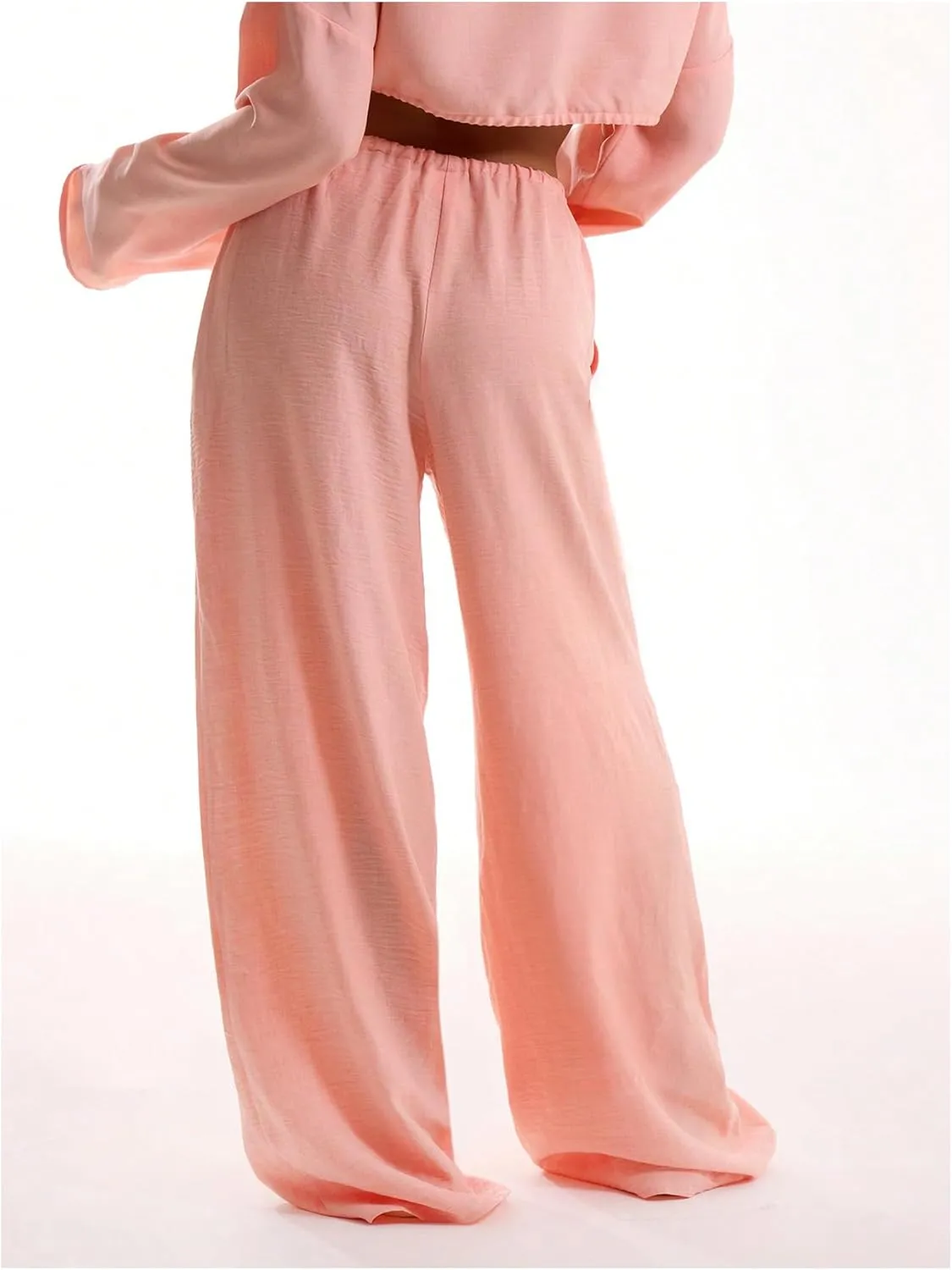 Womens Linen Pants Wide Leg Loose Cotton Swimsuit Coverups Summer Pants Beach Vacation Outfits