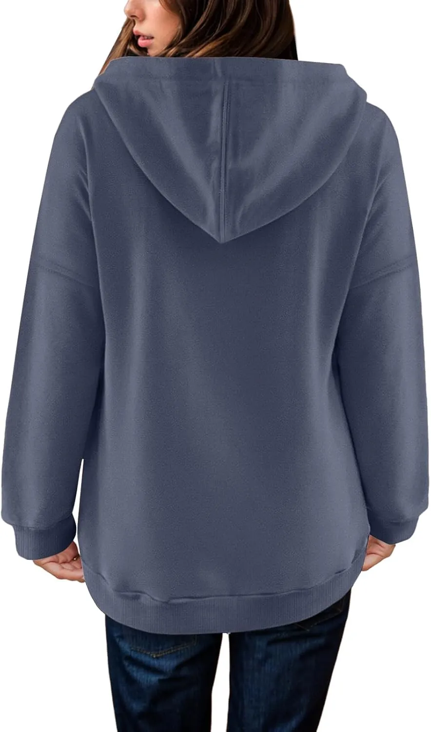 Womens Oversized Sweatshirts Pullover Hoodies Fleece Sweaters Long Sleeve With Pockets Winter Fall Outfits Y2k Clothes