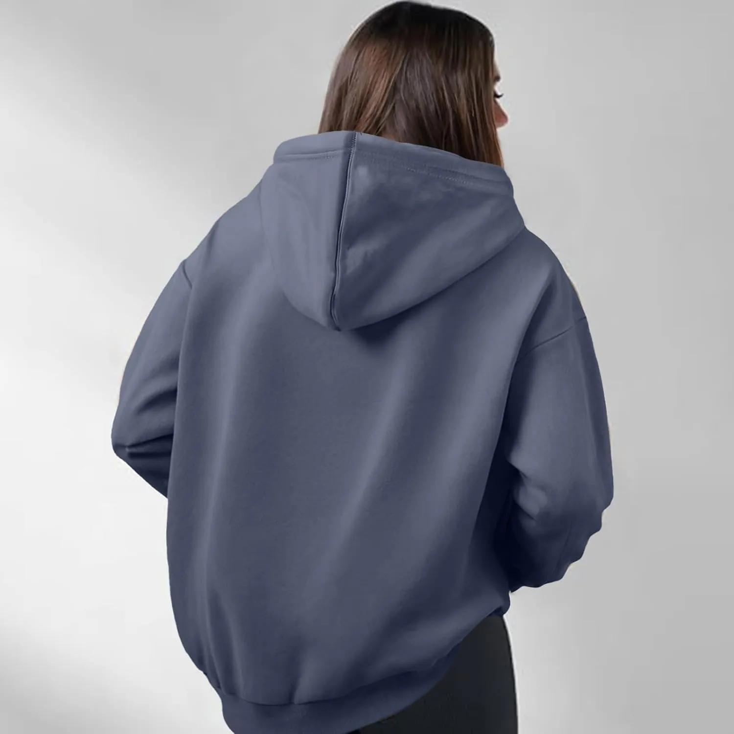 Womens Oversized Sweatshirts Pullover Hoodies Fleece Sweaters Long Sleeve With Pockets Winter Fall Outfits Y2k Clothes