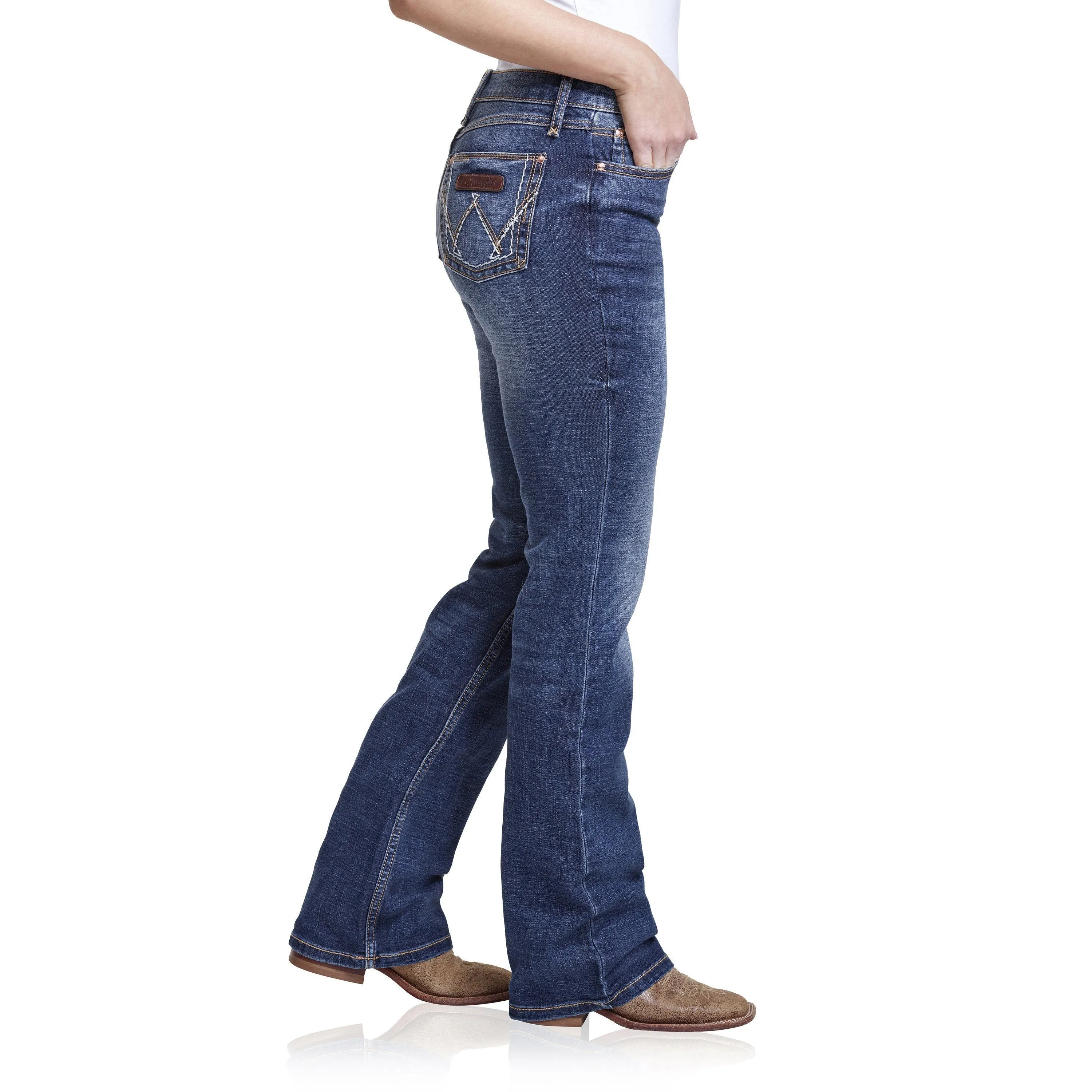 Wrangler Women's - Retro Mae Mid-Rise Bootcut Jeans