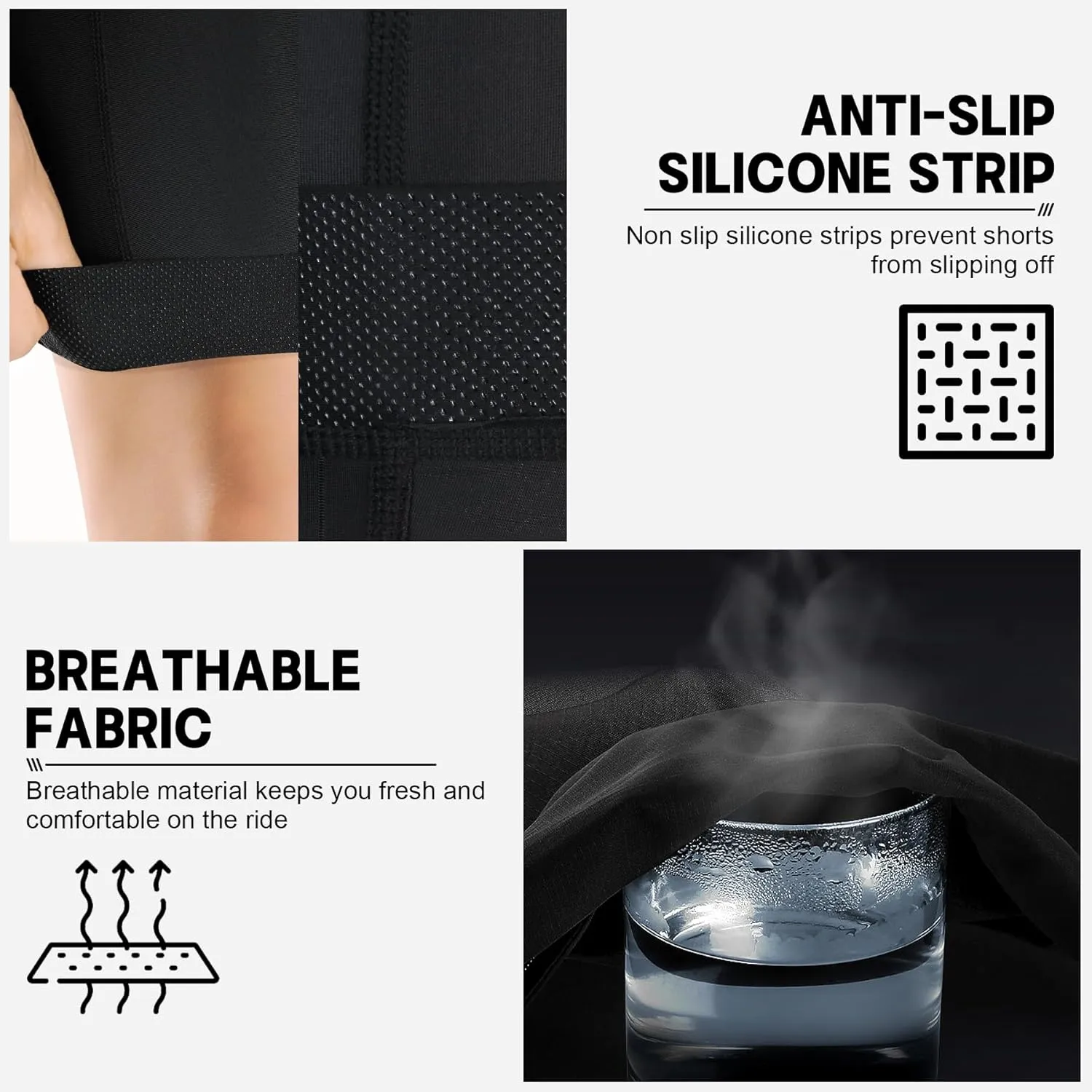 X-TIGER Padded Bike Shorts for Women 5D Gel Padding with Zipper Pockets Cycling Shorts Womens Bicycle Road Biking Biker Short